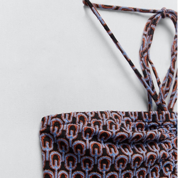 ZARA - Printed Jacquard Bodysuit Size Medium - Picture 2 of 5